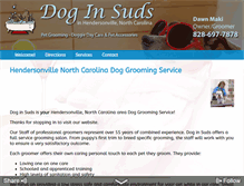 Tablet Screenshot of doginsuds.com